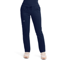 Cherokee Women's WW Revolution Mid Rise Tapered Leg Drawstring Scrub Pants