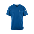 Grey's Anatomy Men's 2-Pocket V-Neck Shaped Chest Pocket Scrub Top