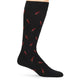 Nursemates Men's Chili Print Compression Sock 12-14mmHg #NA0033199NUR