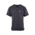 Grey's Anatomy Men's 2-Pocket V-Neck Shaped Chest Pocket Scrub Top