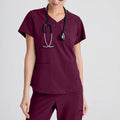 Grey's Anatomy by Barco Women's Evolve 2-Pocket Piped V-Neck Scrub Top