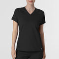 WonderWink Women's Renew Knit Flex-N-Reach V-Neck Raglan Scrub Top