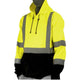 Work Force Men's Hi-Vis Class 3 Black Bottom Pullover Hoodie