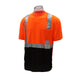 Work Force Men's Hi-Vis Short Sleeve Class 2 Black Bottom T-Shirt
