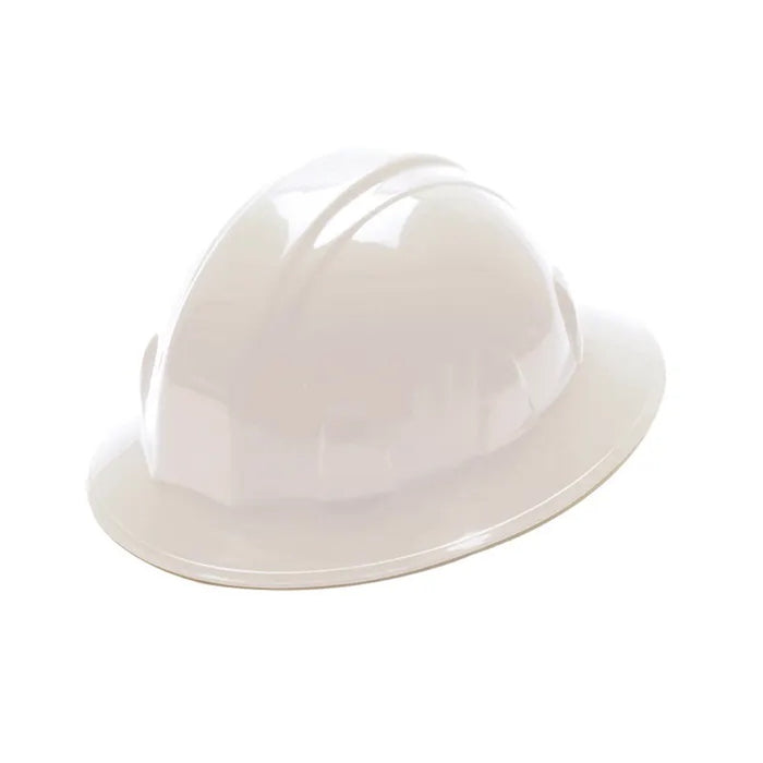 Work Force White Full Brim Hard Hat